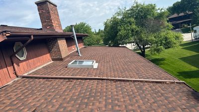 Turtle Shell gutter protection installation in Schaumburg, IL 60193, photograph 16