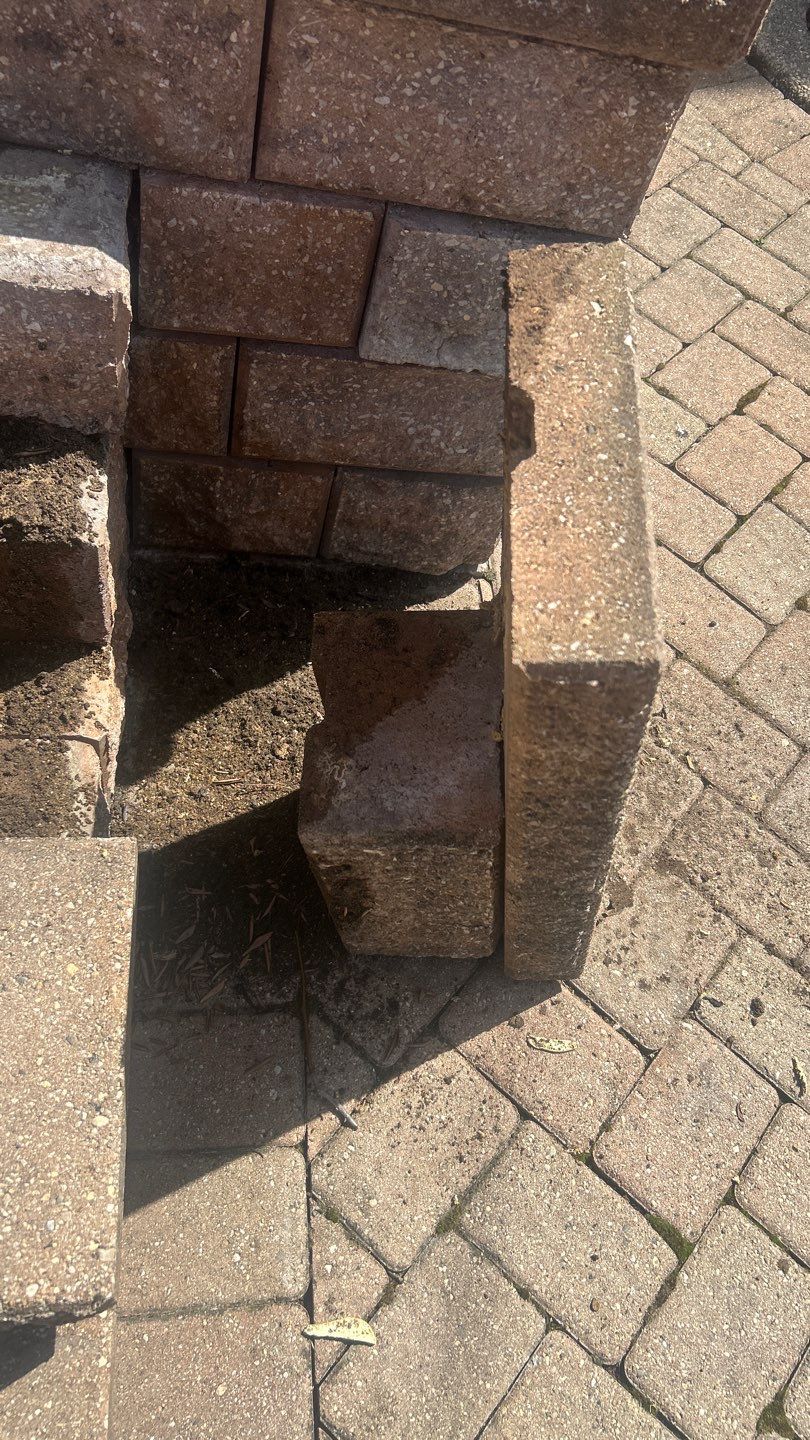 Brick repair, CSS, and stone cleaning by Northern Power Washing LLC.
