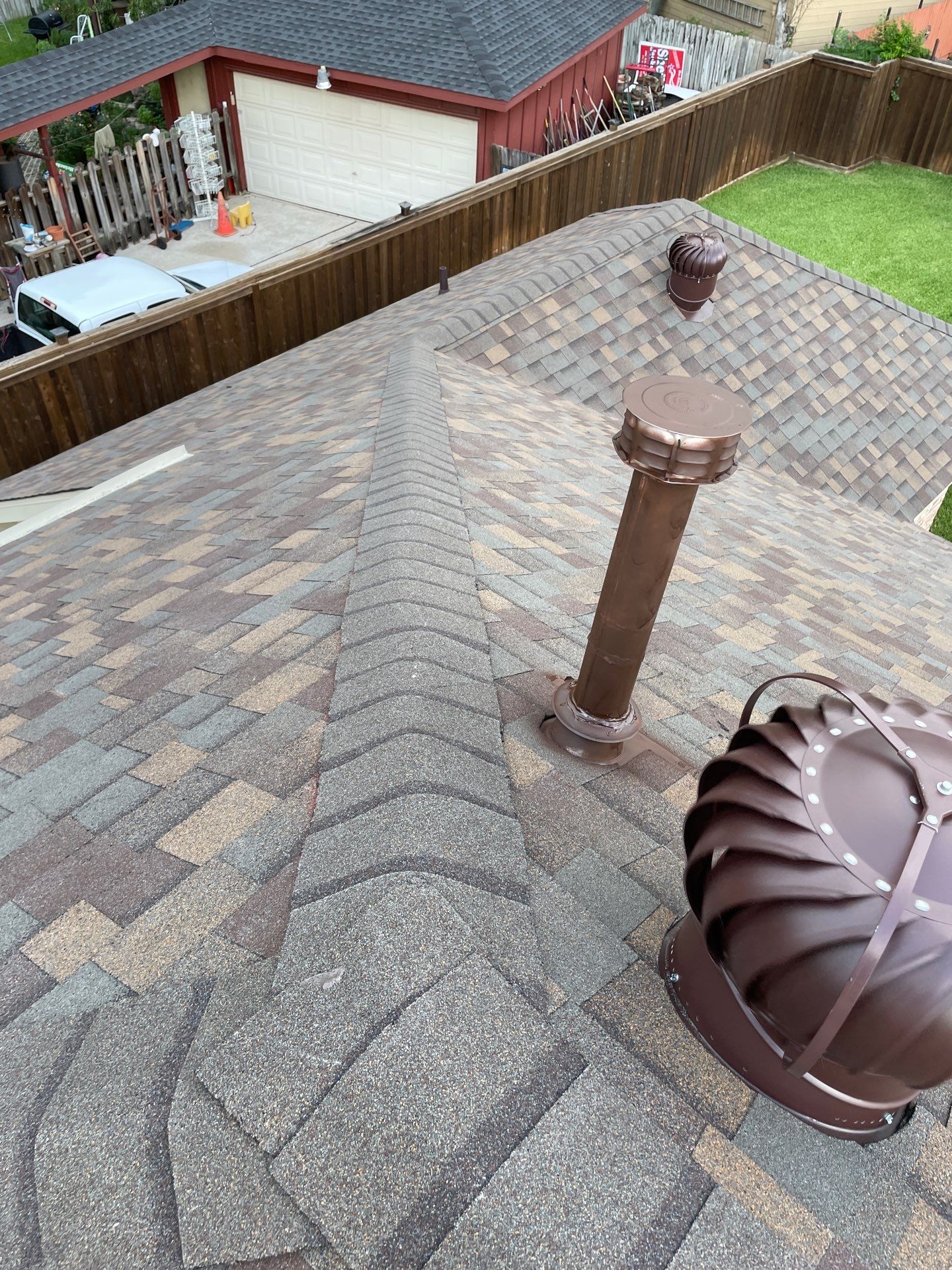 Residential Roofing Installation using Owen's Corning Duration (Lifetime) Shingles by Roof Repair Company