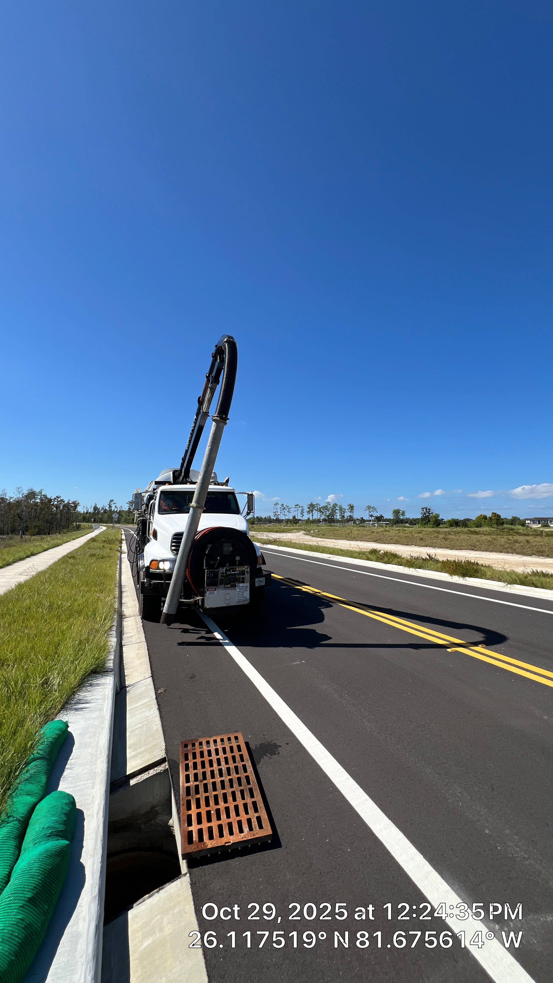 New Construction Road off Rattlesnake in Naples by Don Mar, Inc. Storm Water Solutions