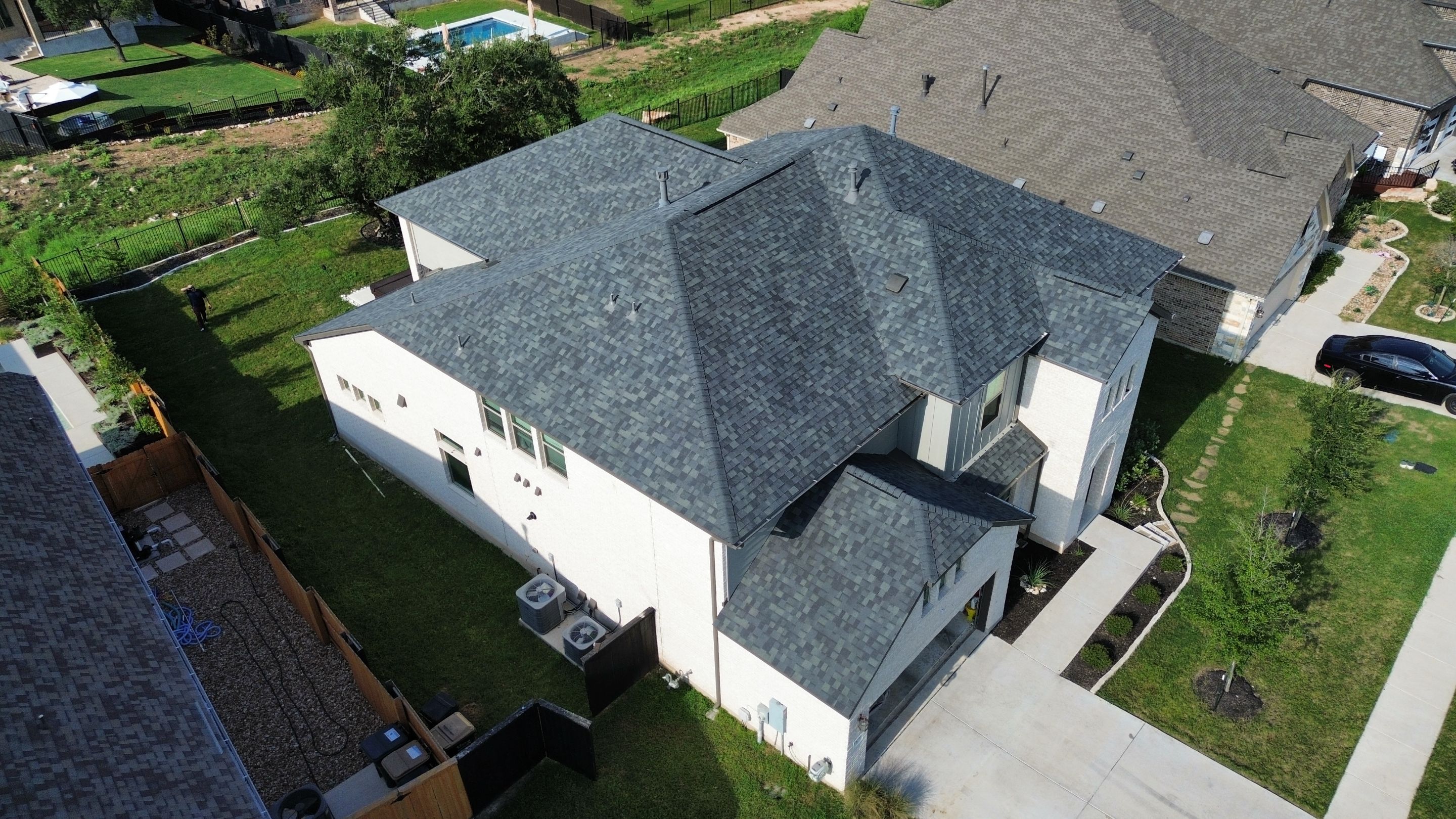 Roof Replacement using Owens Corning Duration Estate Gray by Honeydew Roofing