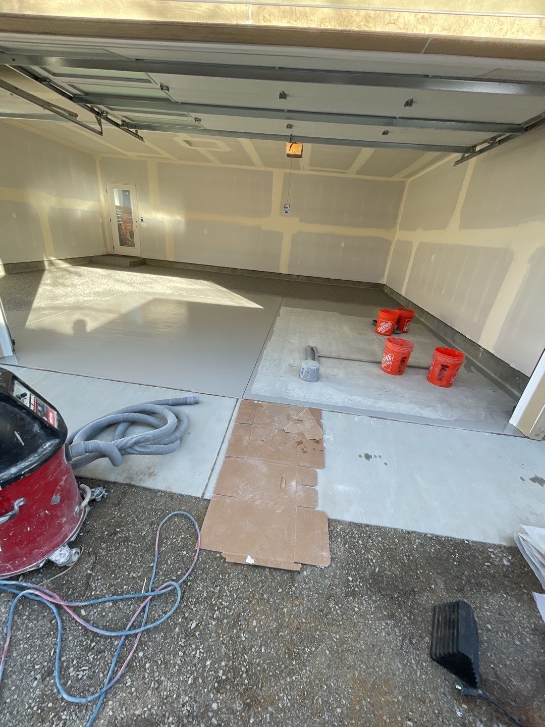 Garage Transformation using Silver Creek by Croc Coatings, LLC