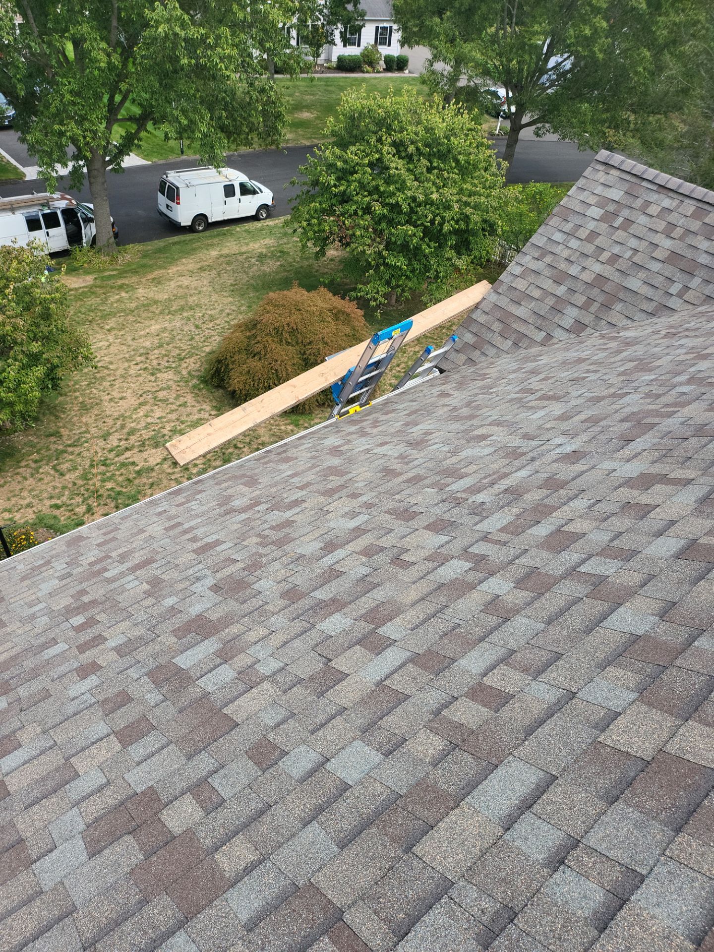Residential Roofing Installation using Owens Corning Duration Driftwood by A Plus Exterior