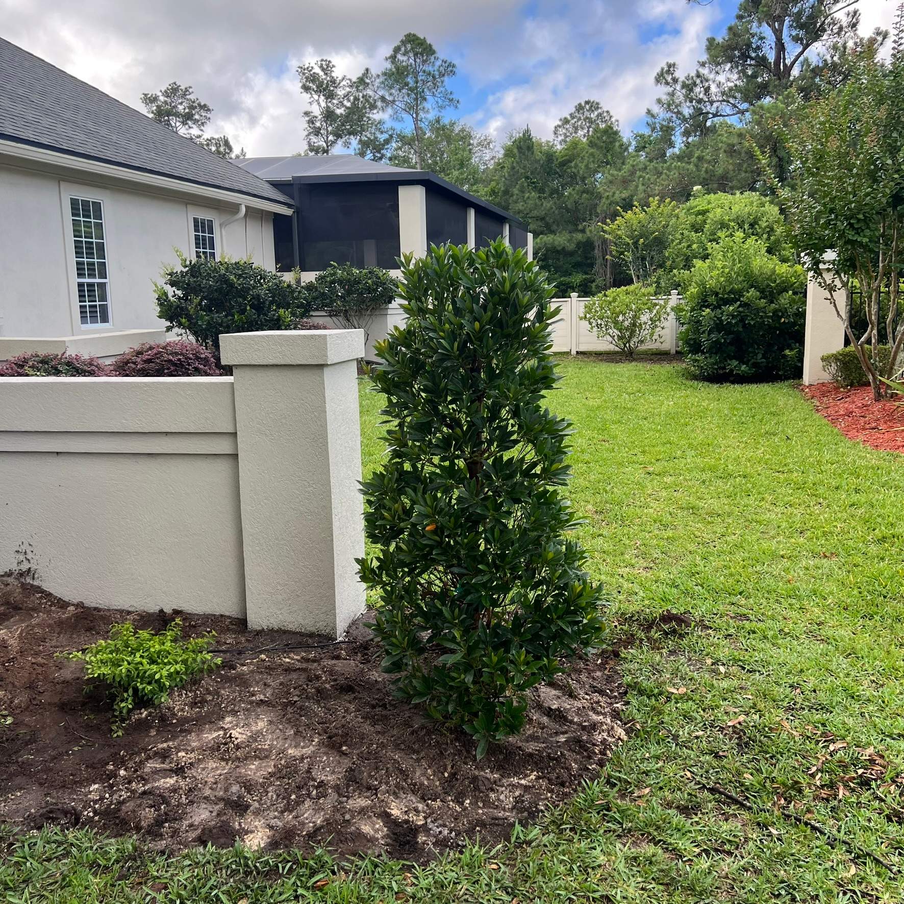 Plant & Mulch Installation | Deerwood Country Club by ProGreen Services