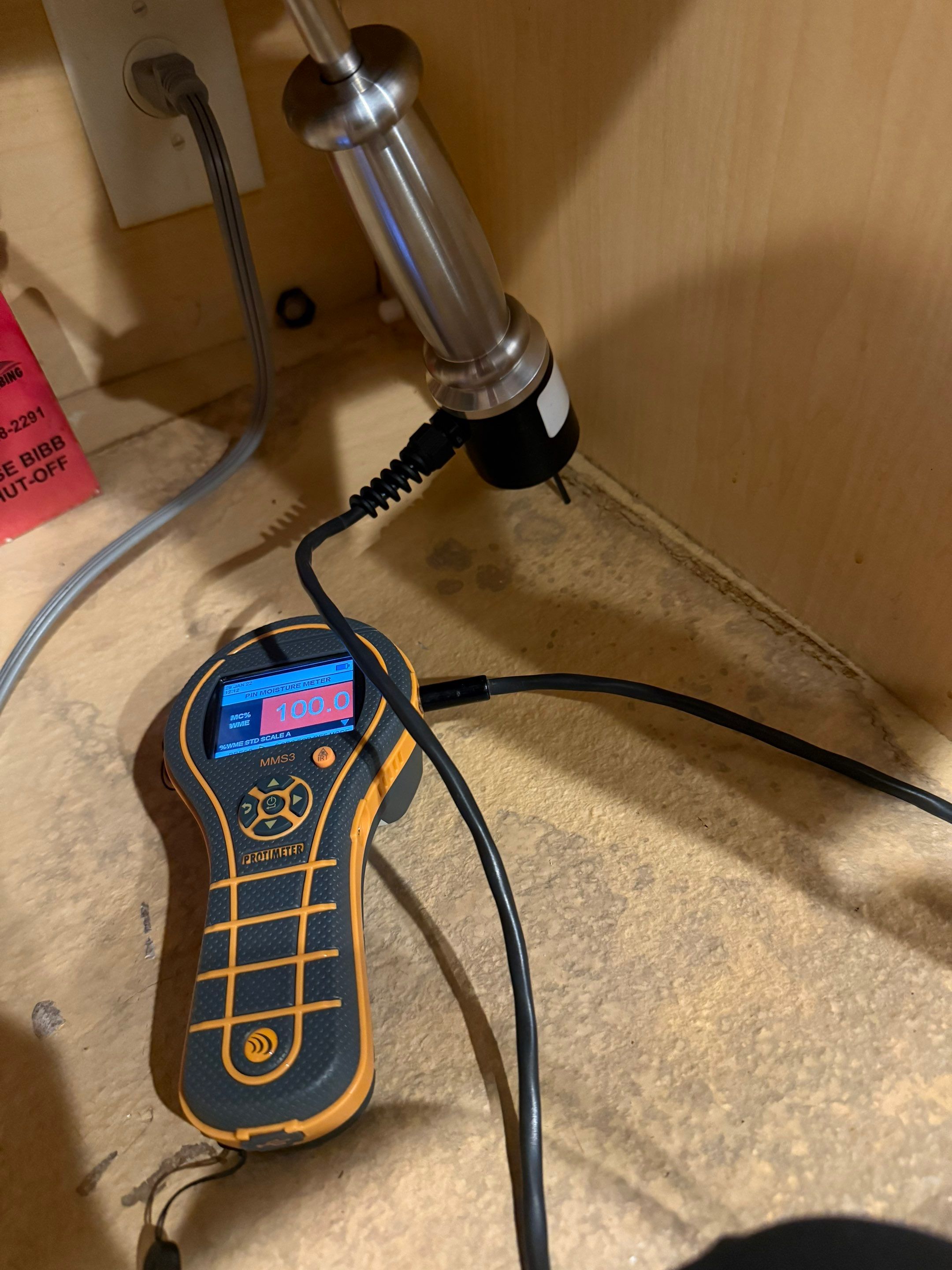 Water Damage in Kitchen area by Restoration Damage Pros of Atlanta