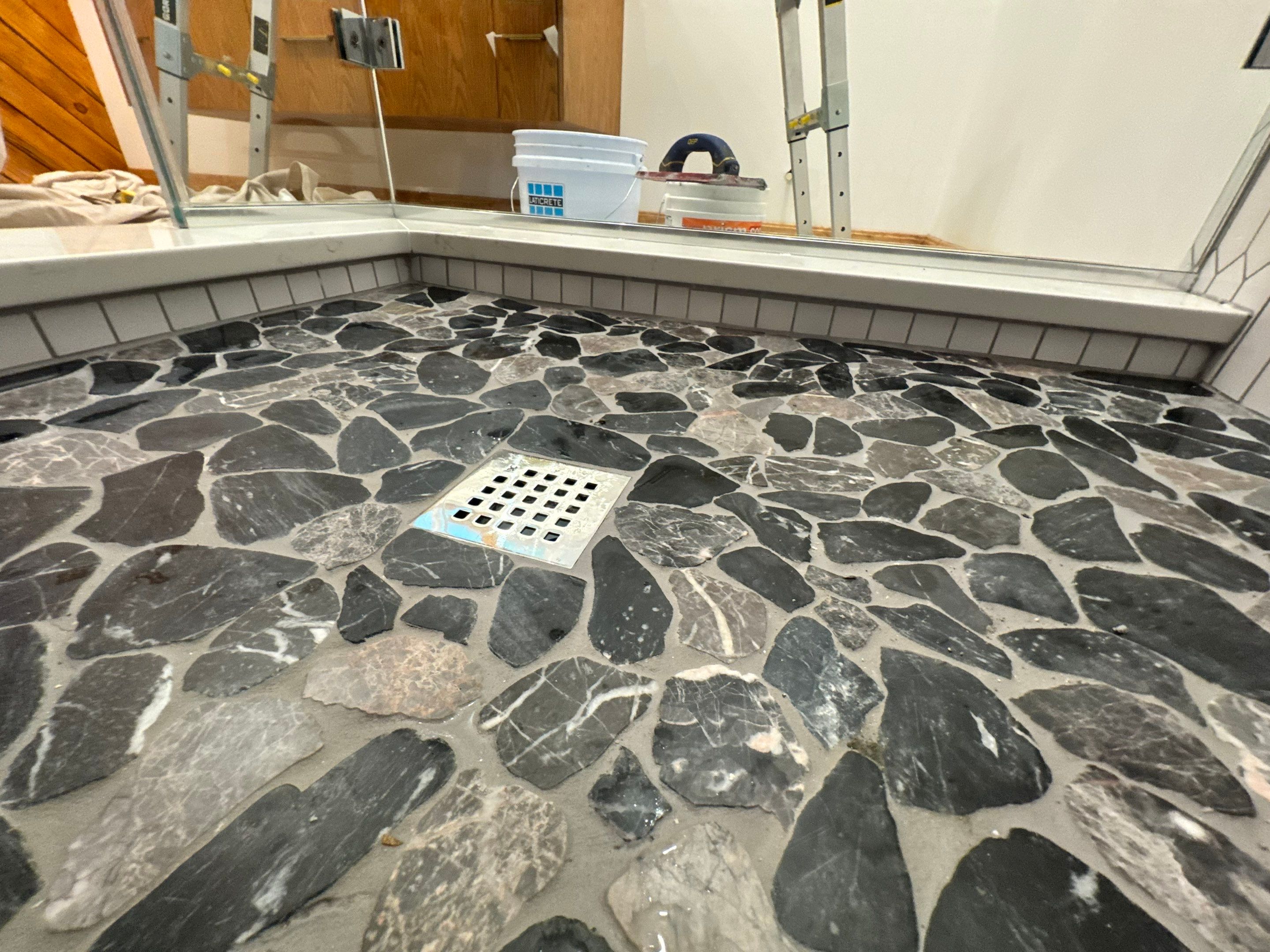 Shalom Bathroom Remodel by Integrity Tile and Home LLC