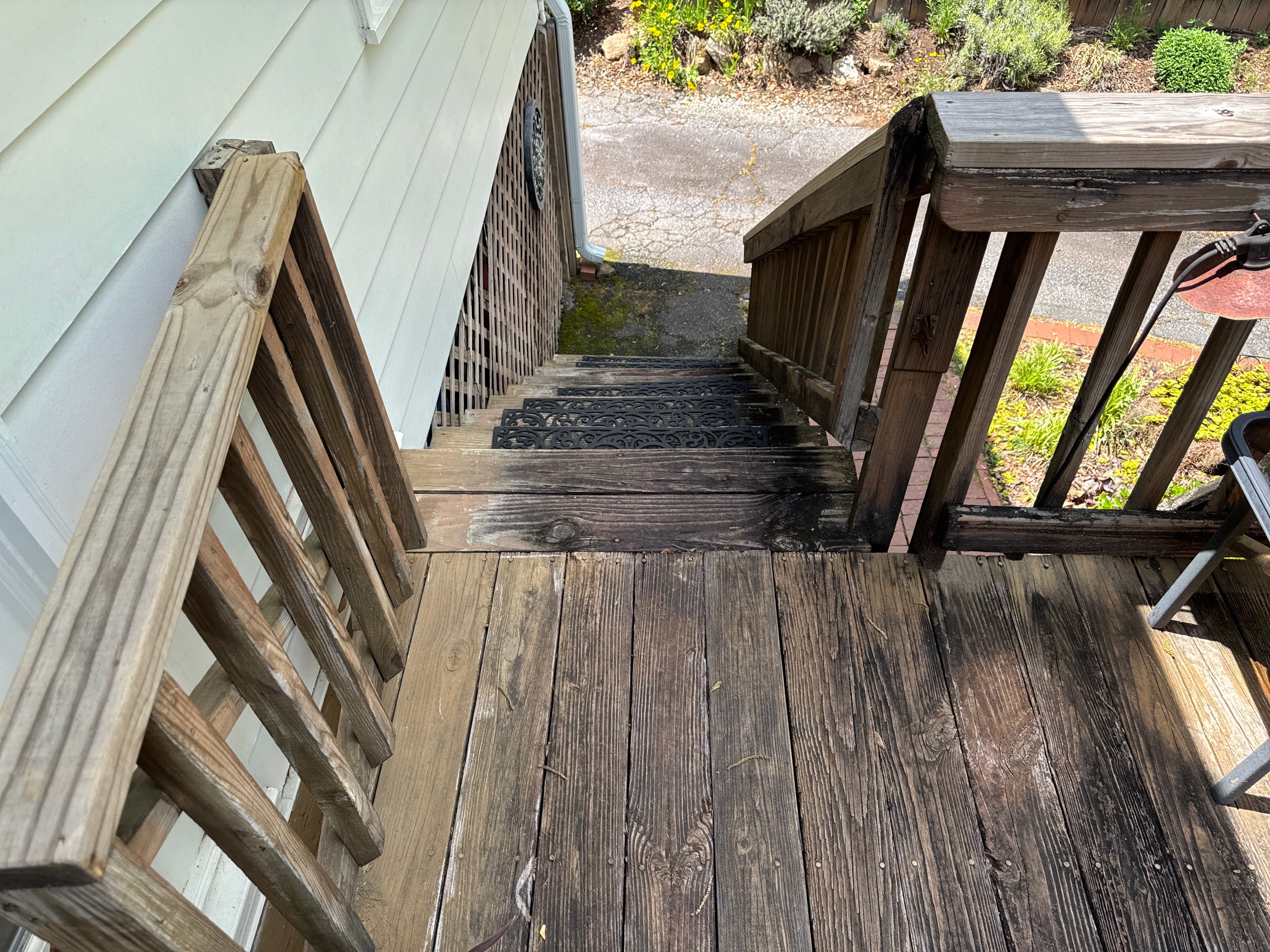 Atlanta, GA Deck Replacement and Hog Board Underpinning Install with Deckorators Summit Series Decking and Hardie Trim by Nelson Exteriors 
