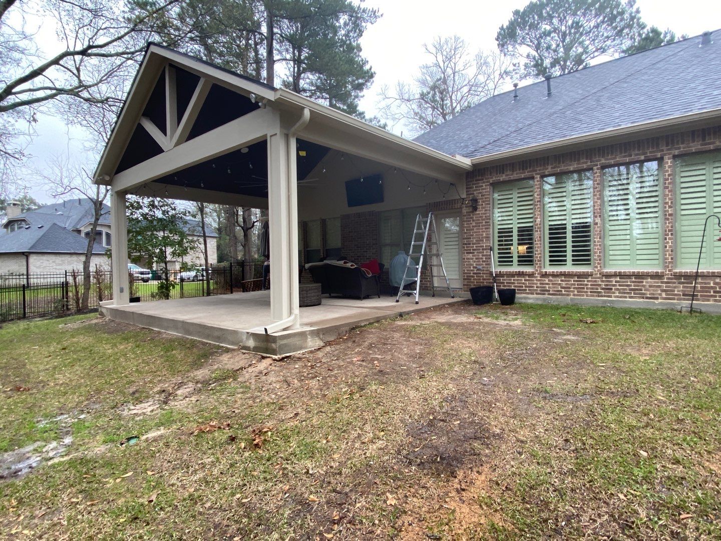 Patio, Bathroom Remodel by Houston Roofing & Construction