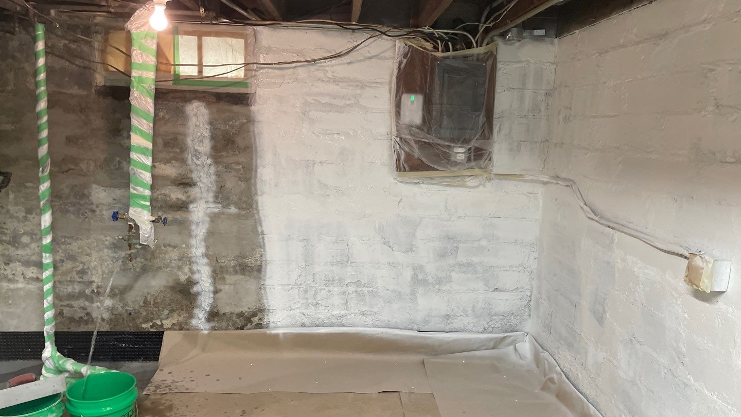Interior Drain Tile & Foundation Crack Repair in Northeast Minneapolis by Waterproofing Northeast