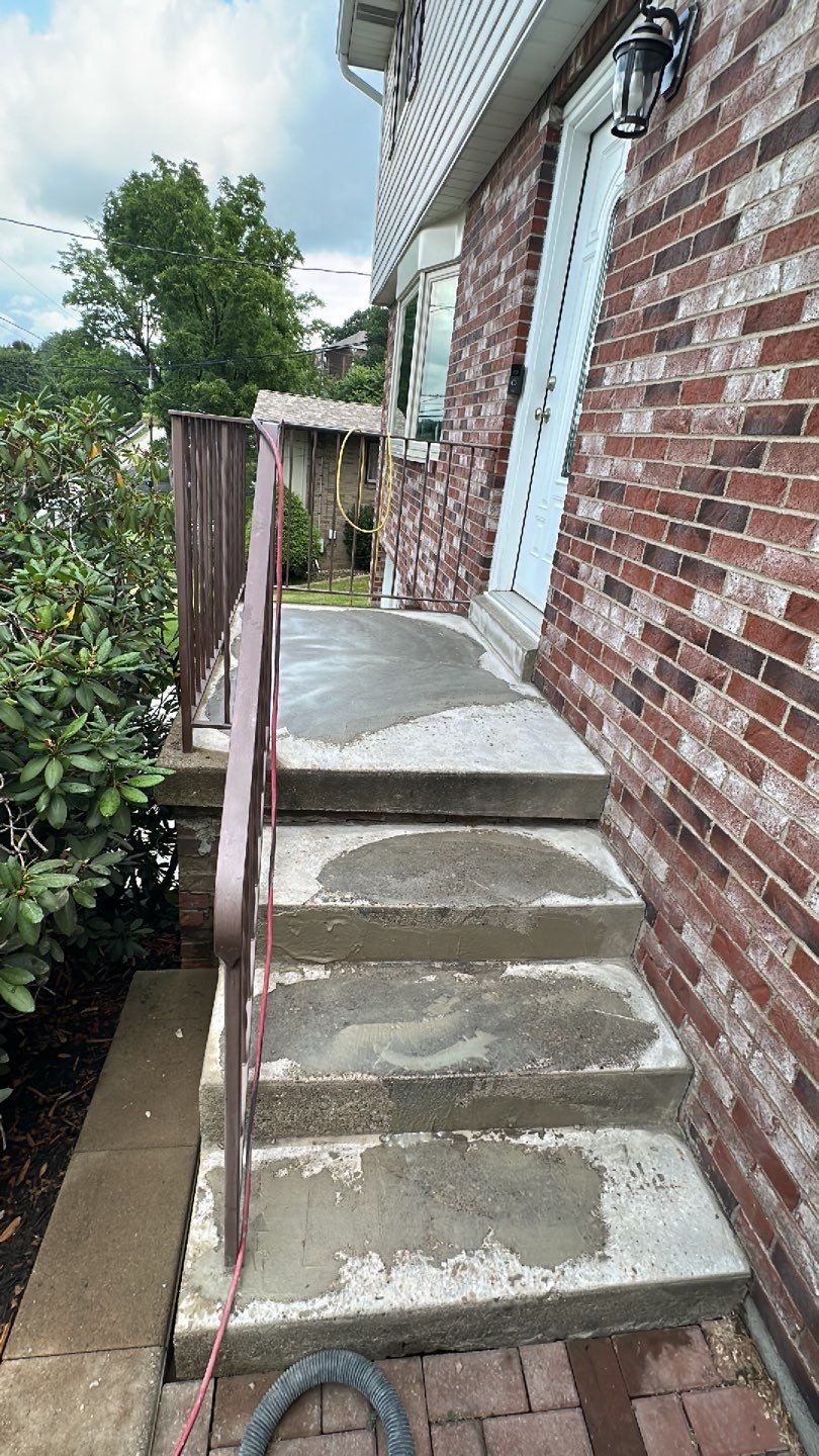 Porch + Steps Project in North Huntingdon by Floors in a Day, Inc