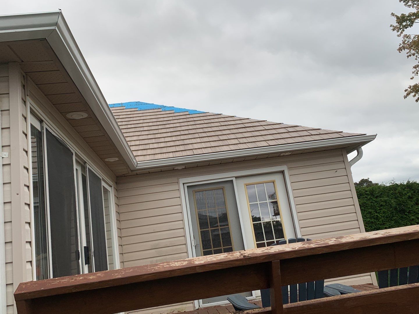 Residential Roofing Installation using Vic West True Nature Ridge Slate Silver Springs by Jay Carter Roofing & Sheet Metal