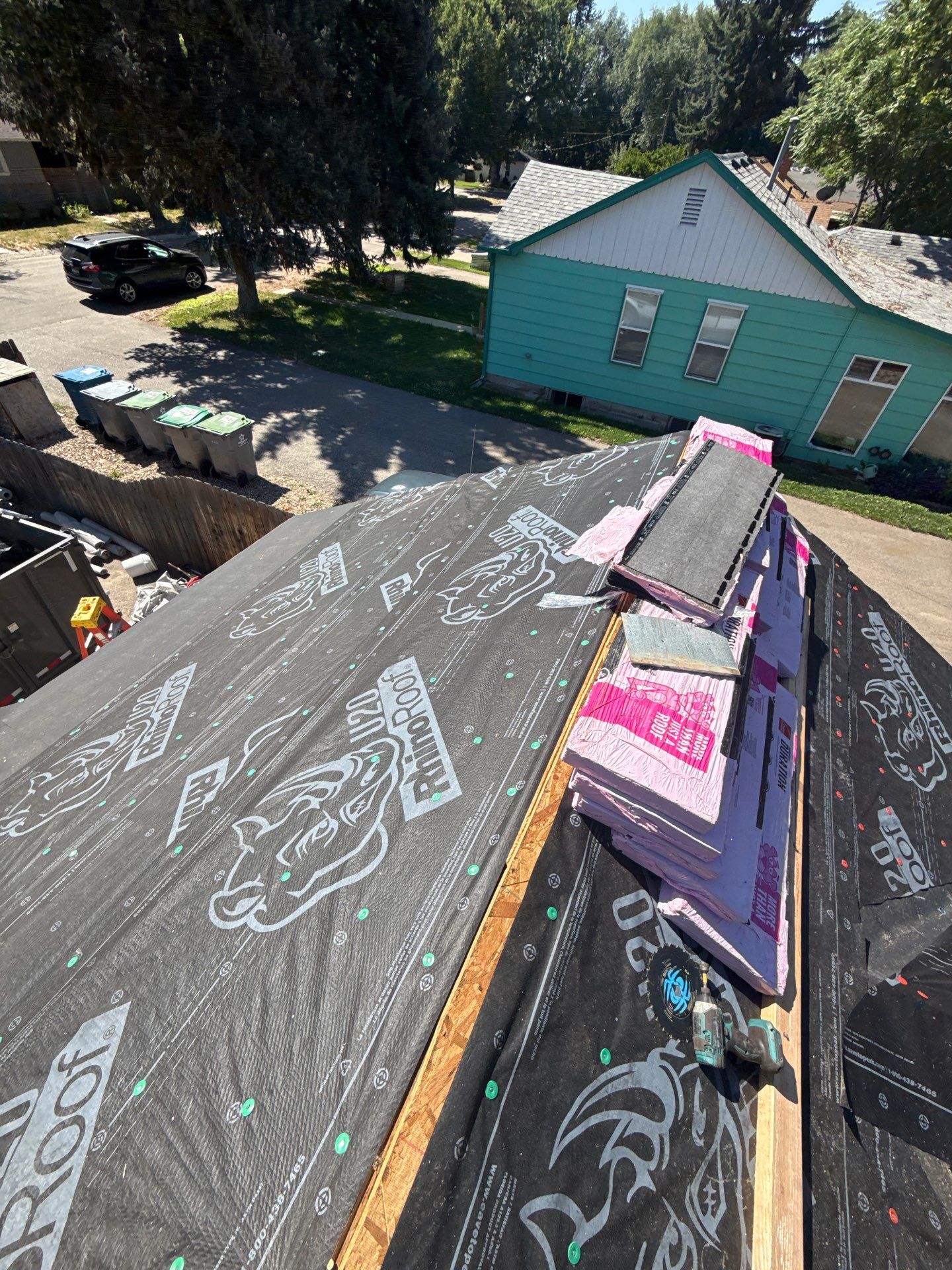 Residential Roof Replacement With Gray Architectural Shingles in Boise by Olive Roofing