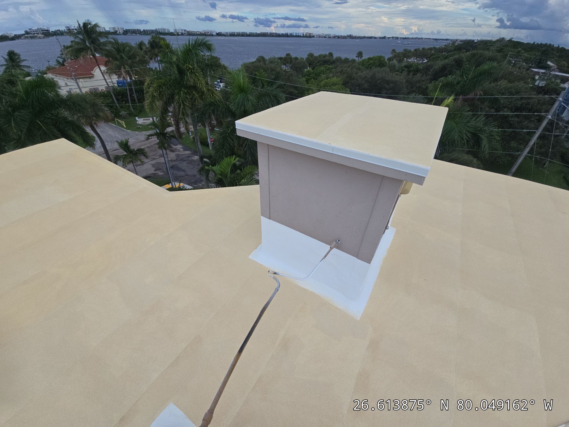 Commercial Roof Restoration for Lake Worth Beach Flat Roof Project by Roof King LLC