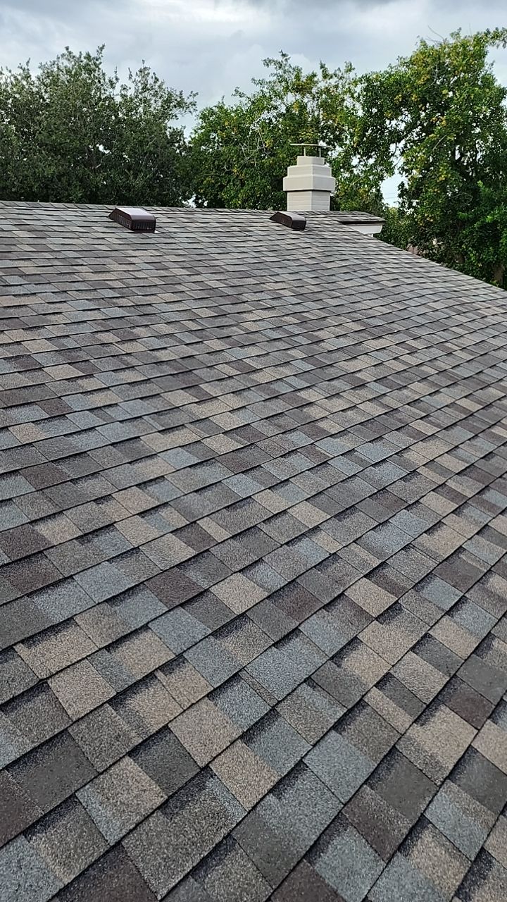 Full Roof Replacement using Certainteed Landmark Weatherwood by Galvan Roofing and Construction