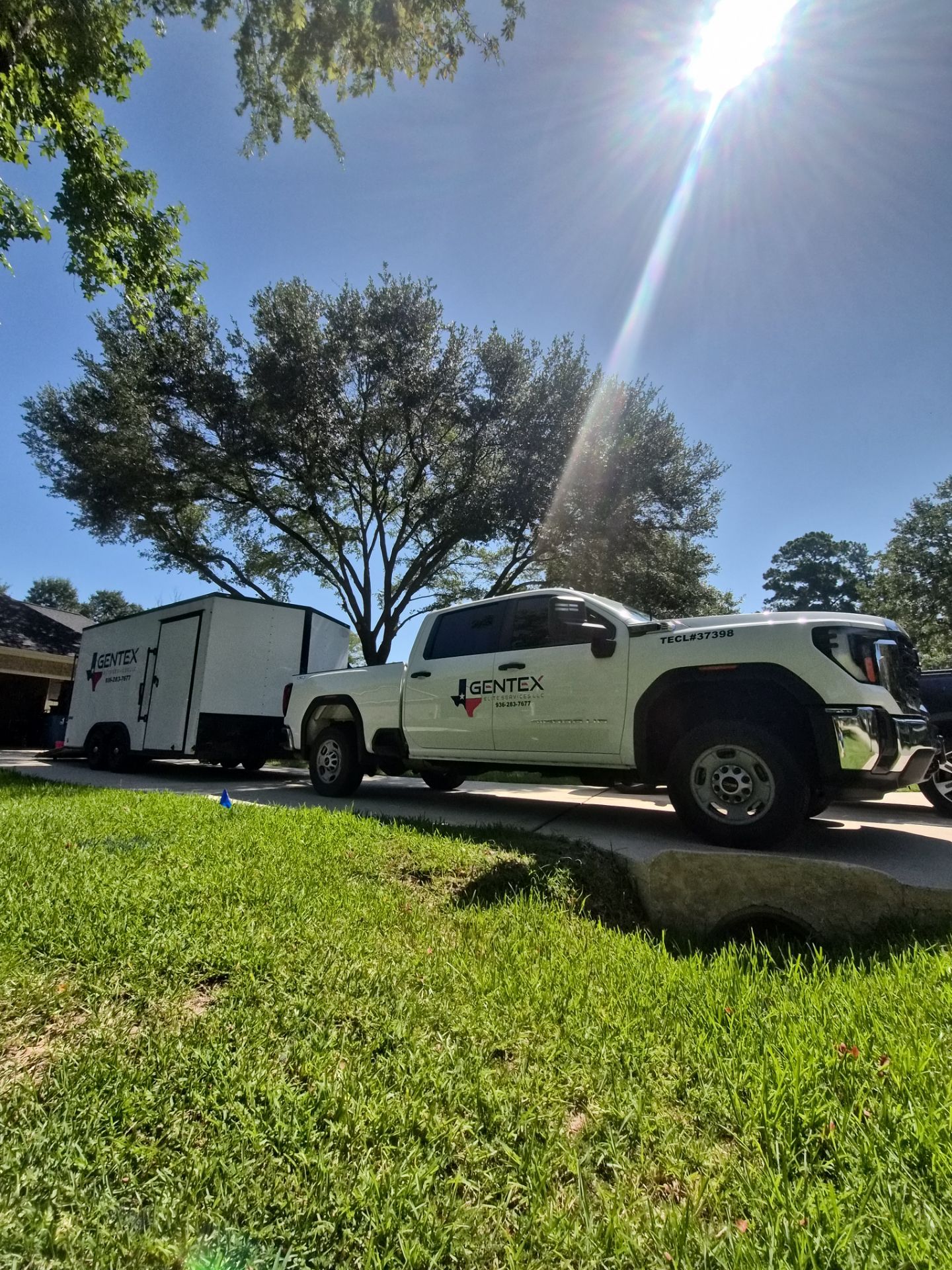 Kohler Standby Generator Installation for Residential Property in Conroe, Texas by GenTex Elite Services