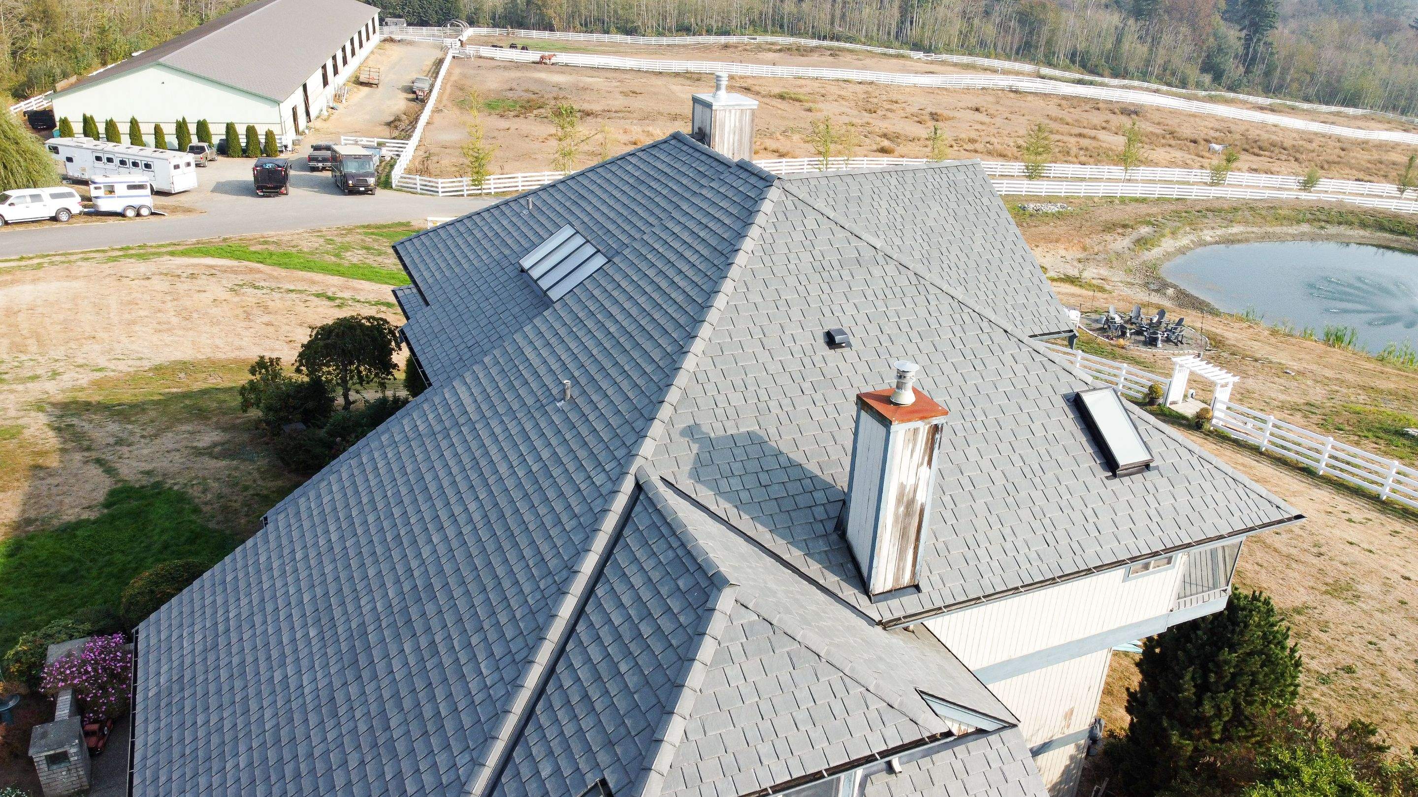 Custer | DaVinci Multi-Width Slate Project by Roofscapes NW