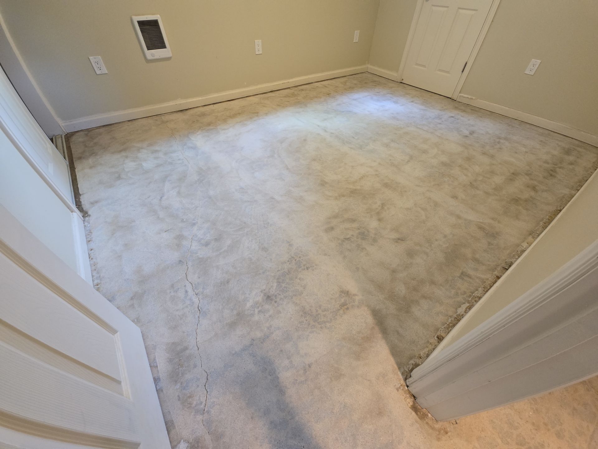 Basement Transformation using Driftwood by Croc Coatings, LLC