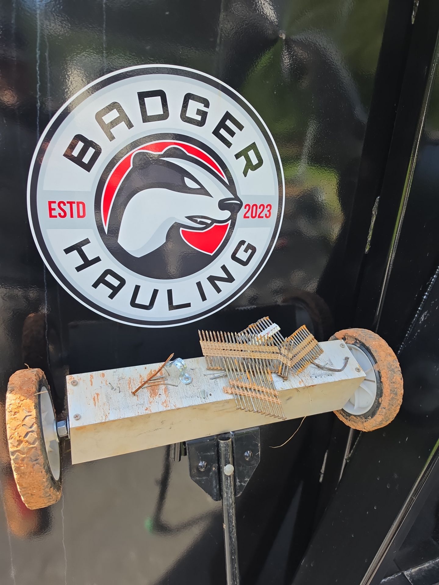 Job site clean up in Charlotte by Badger Hauling