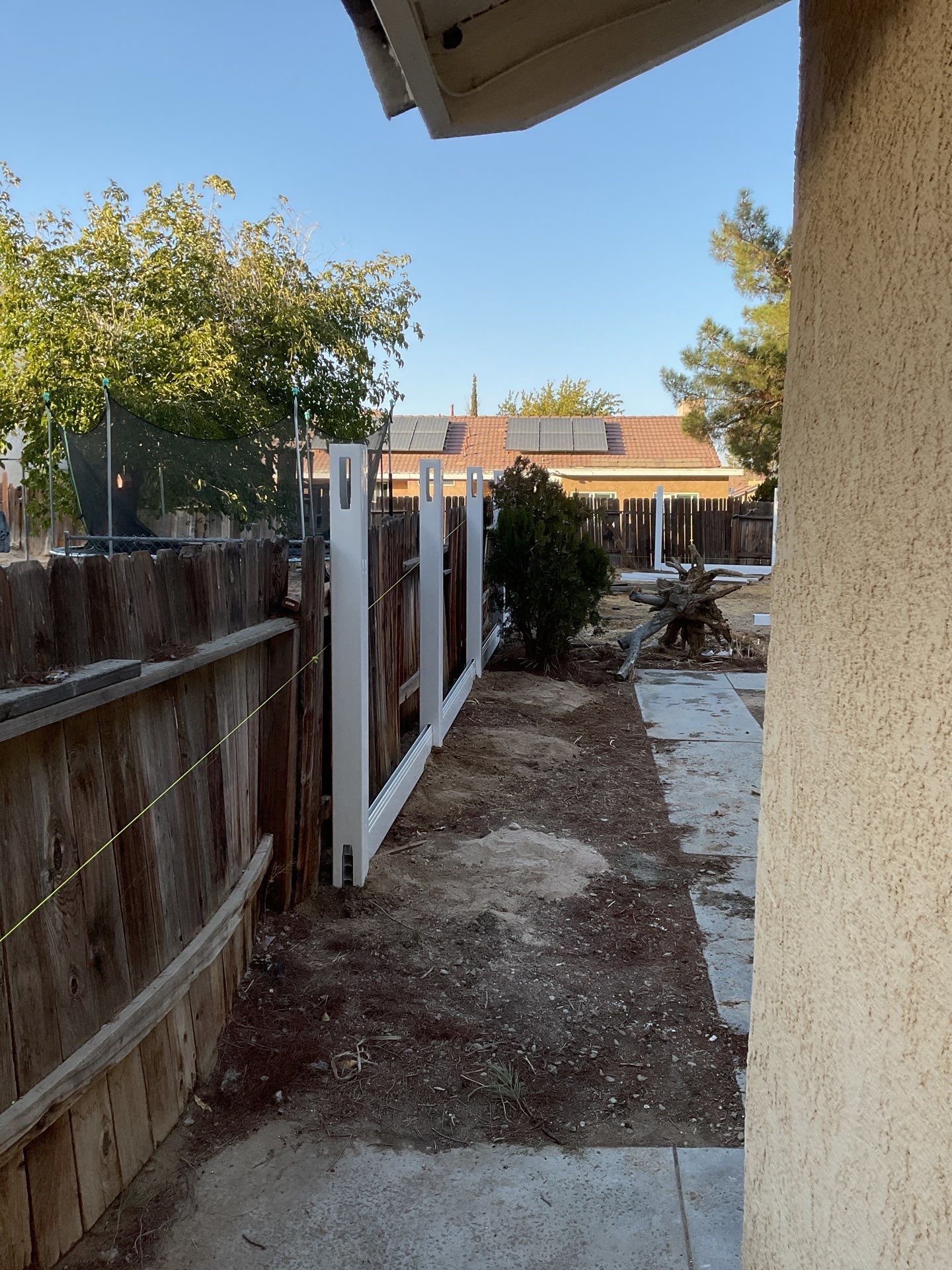 Fence Installation using Vinyl by Fence Guys Inc.