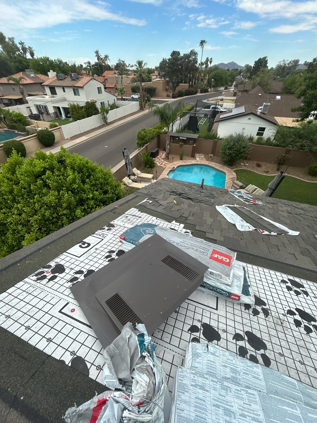 Project in Scottsdale, AZ by Saint Roofing