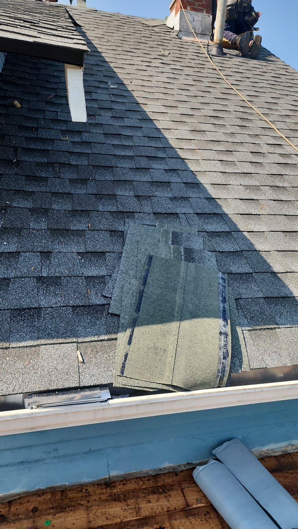 Residential Roofing Installation using GAF Timberline HDZ Pewter Gray by Rainstoppers Roofing