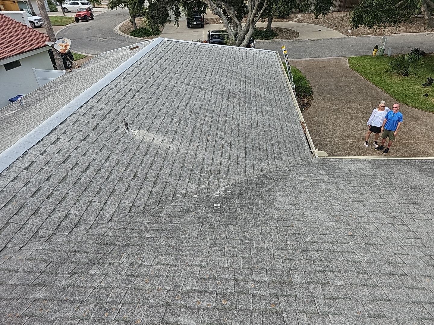 Residential Roofing Installation using GAF HDZ Charcoal by Lighthouse Roofing