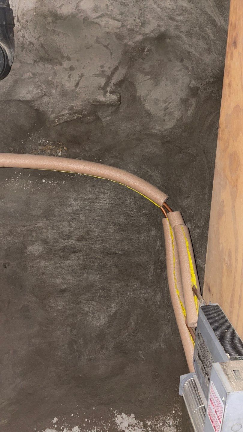 Parge Coating Drew's Stone Foundation by Waterproofing Northeast