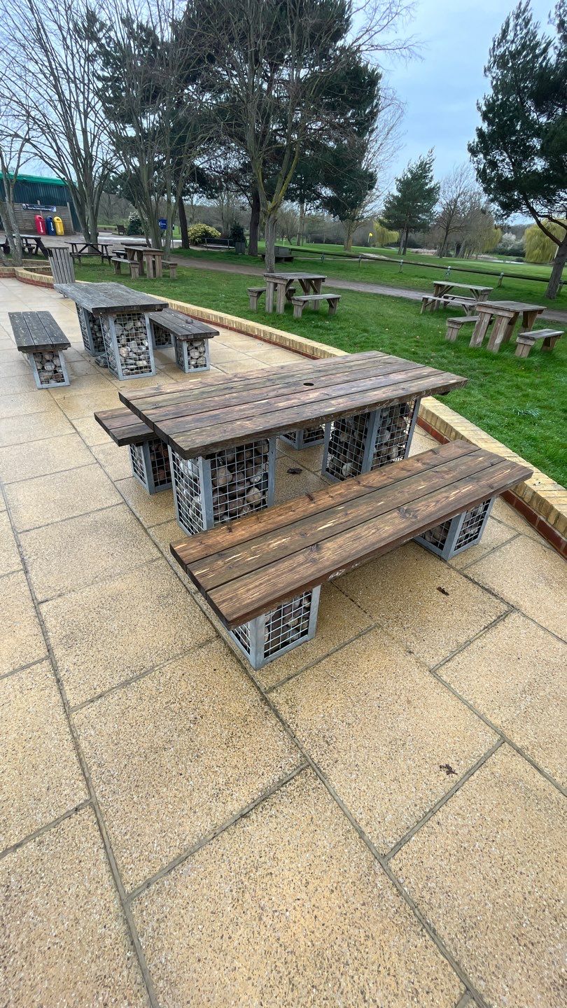 Patio Area Spring Clean using Mosmatic Flat Surface Cleaner by Ges Exterior Cleaning ltd