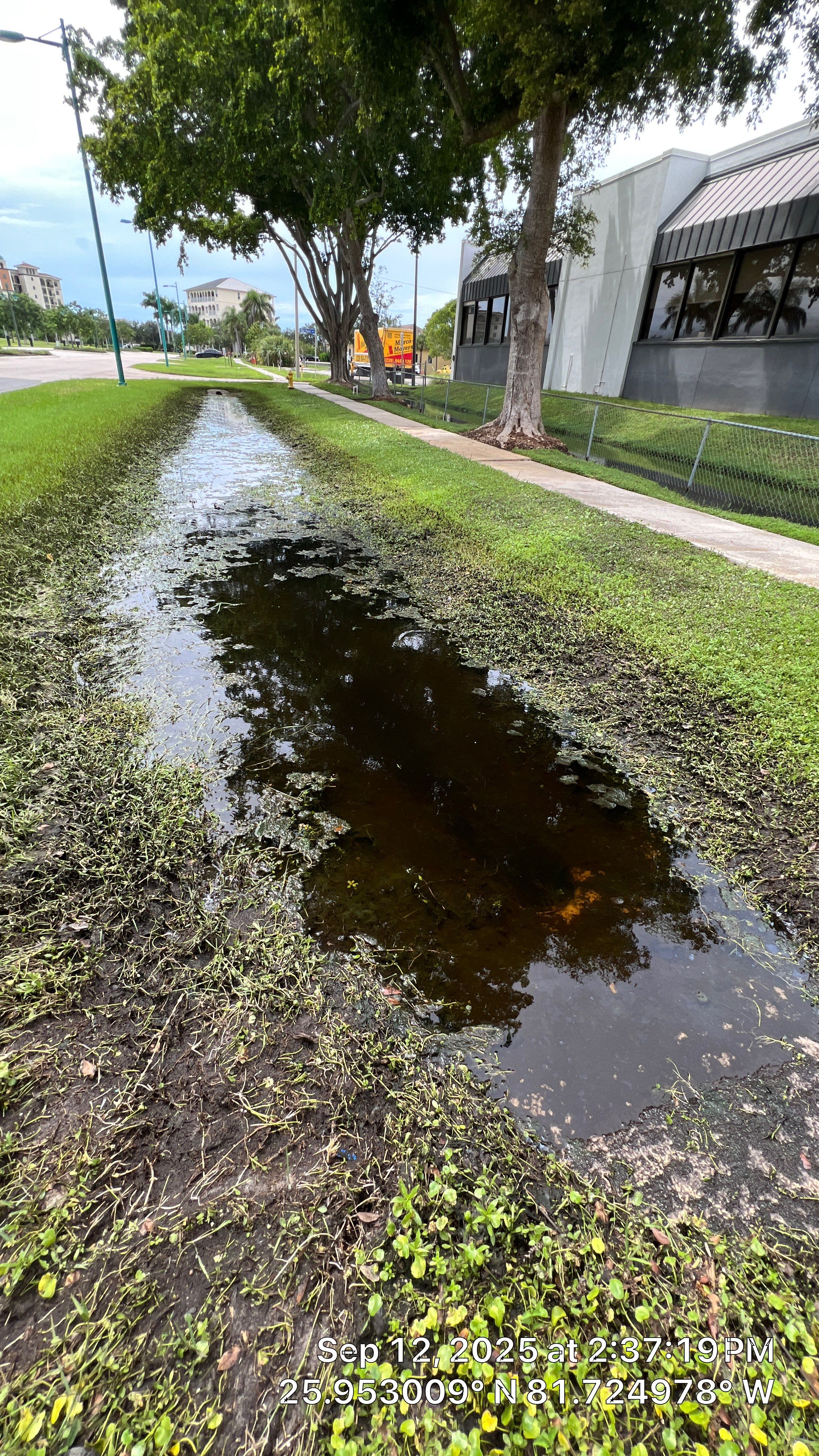 Culvert Cleaning at Bank of America on Marco by APS Power & Water
