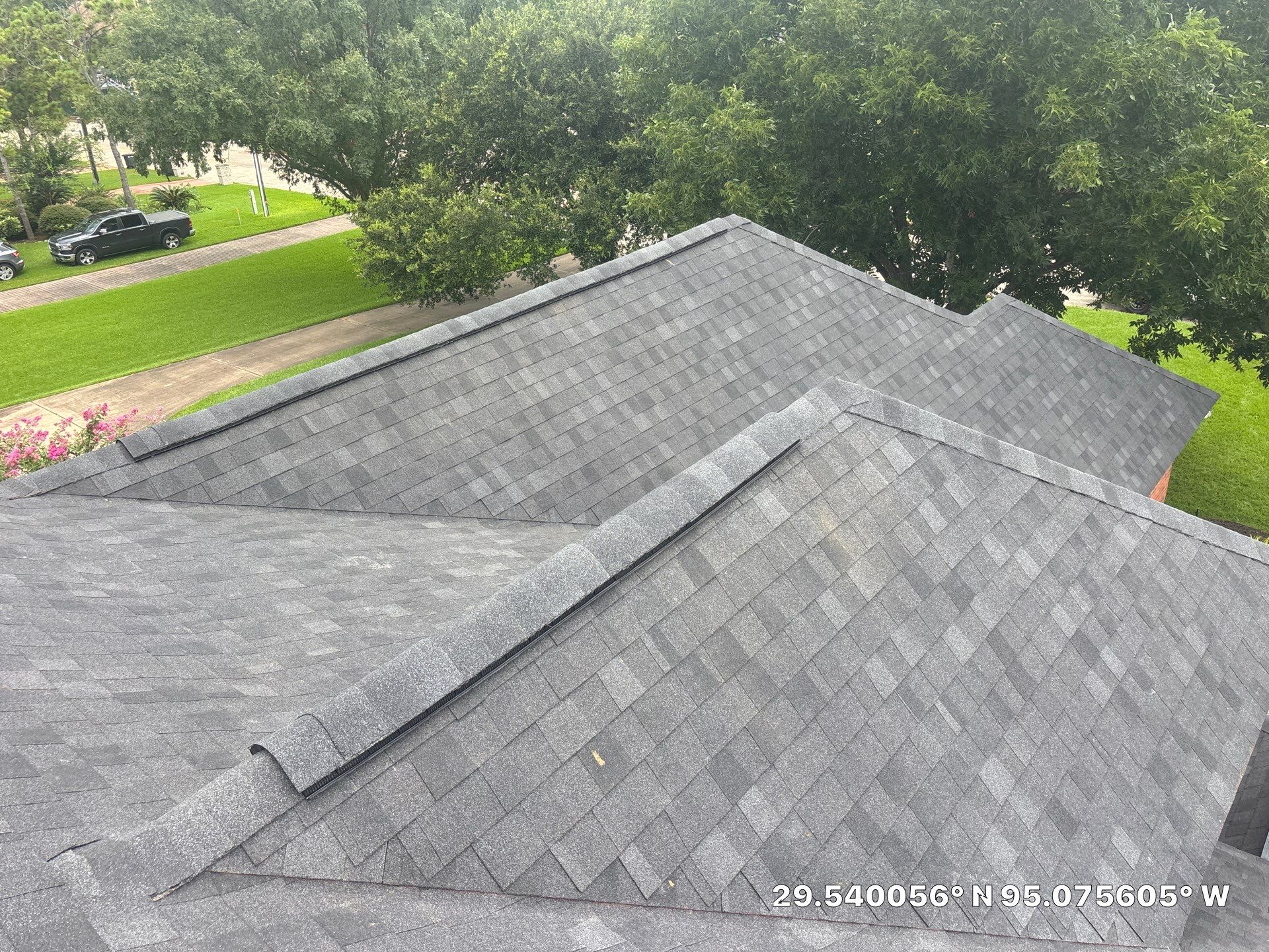 Residential Roof Replacement using Atlas Pinnacle Pristine Black Shadow by Elite Roofing LLC