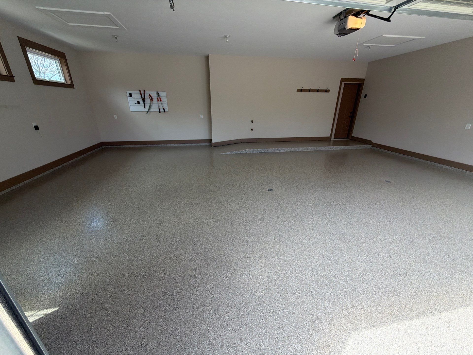 Garage Epoxy Flake Floor - Montague MI by Gordon Painting