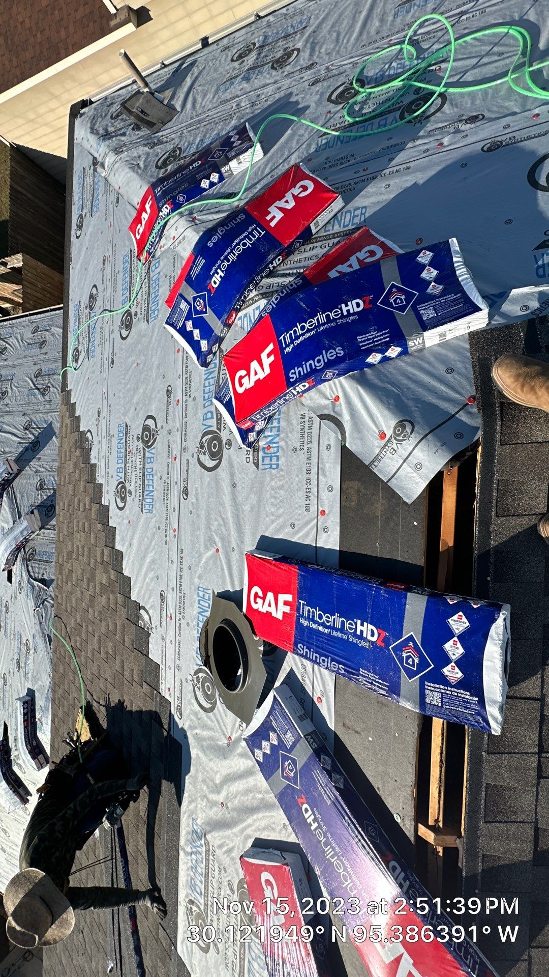 Silver-Gray Roof Replacement, Dry-In to Done — Spring, TX by PL Roofing & SB Roofing, LLC.