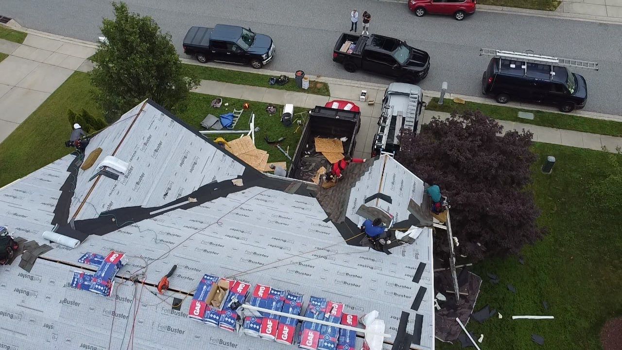 Residential Roofing Installation using GAF Timberline HDZ by Matter Roofing & Construction