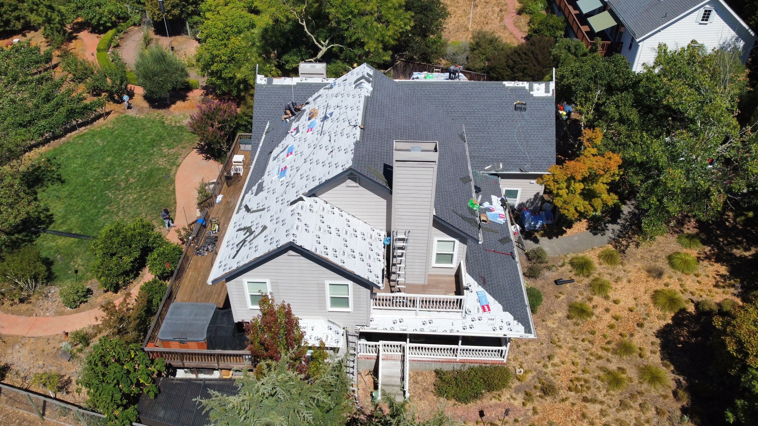 Residential Remodel using GAF Timberline HDZ RS by Sustainable Living Builders, Inc.