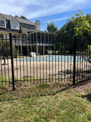Traditional Iron Fence Replacement – Potomac, MD