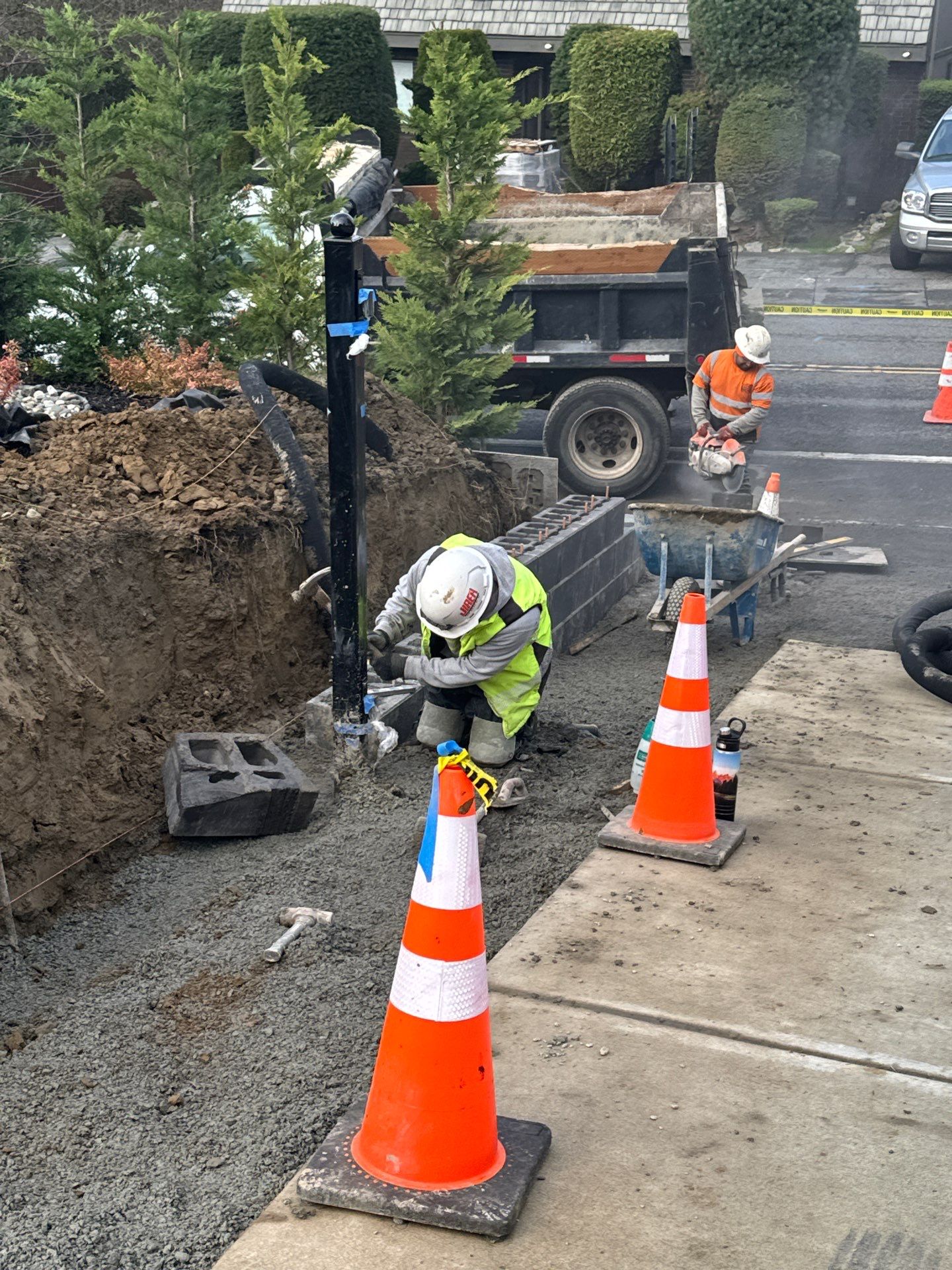 Retaining Wall & Concrete Patch Repair | Everett  by Jireh Asphalt & Concrete Inc 