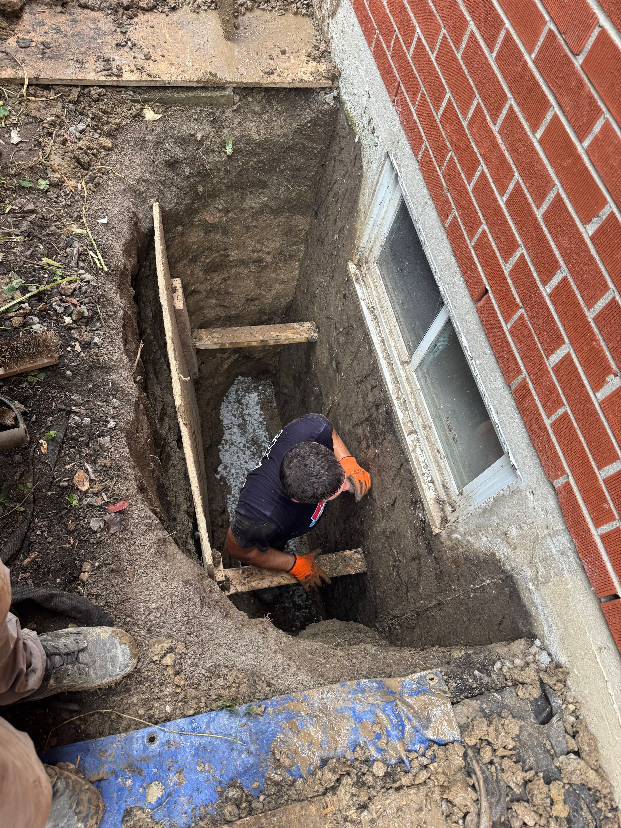Toronto Basement Waterproofing Including Sump Pump and Window Well Installation by Canada Waterproofers Inc