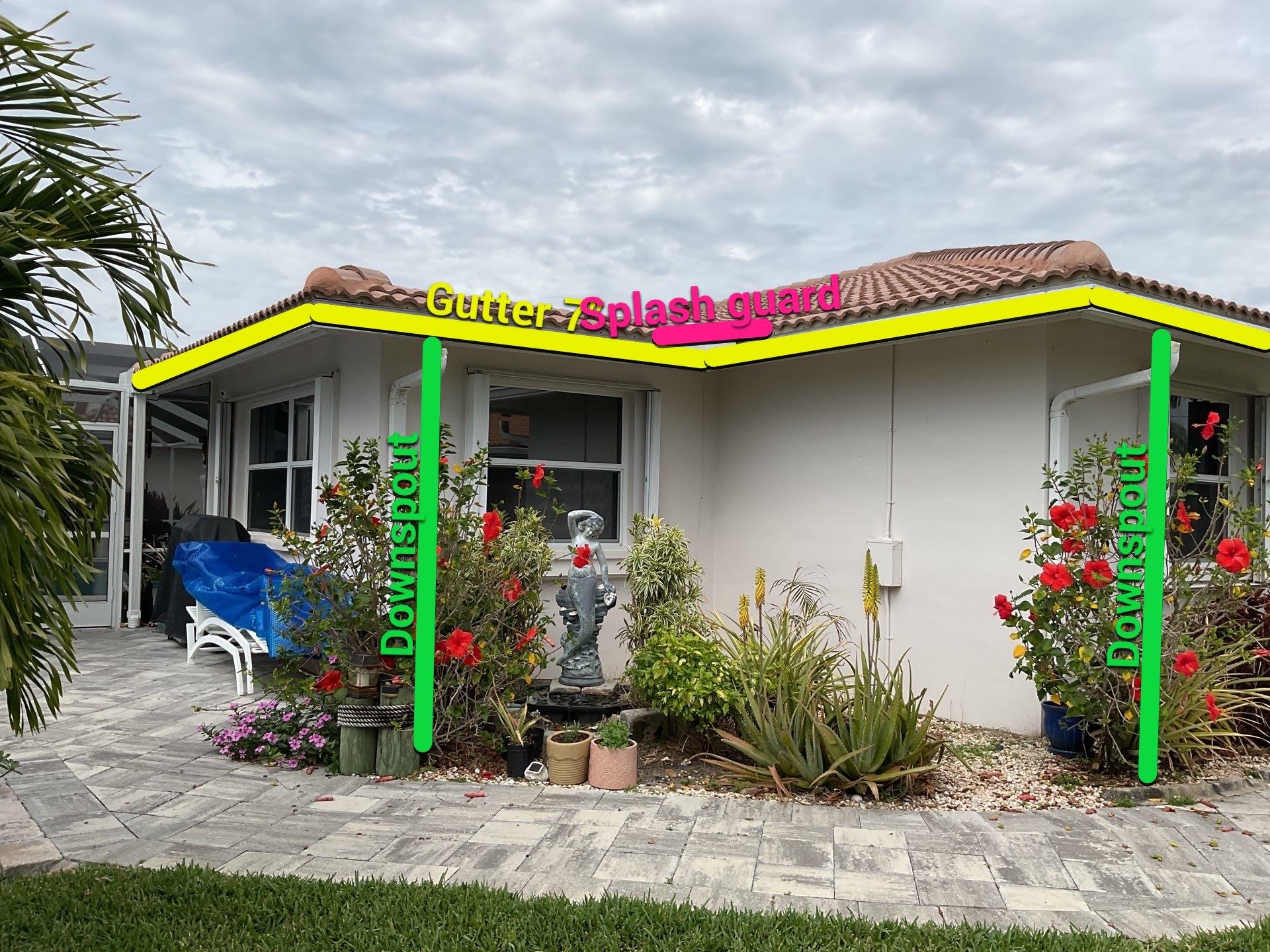 7-Inch Seamless Gutters for Punta Gorda FL by Gutter Professors