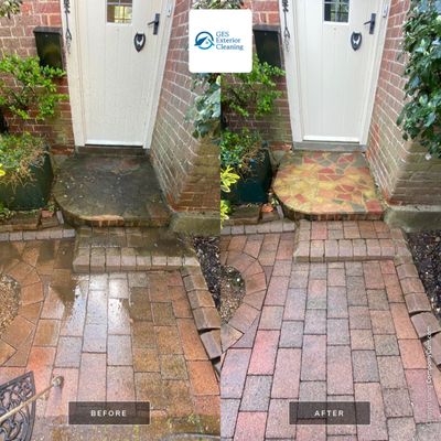 Driveway Clean using honda 21 ltr/min