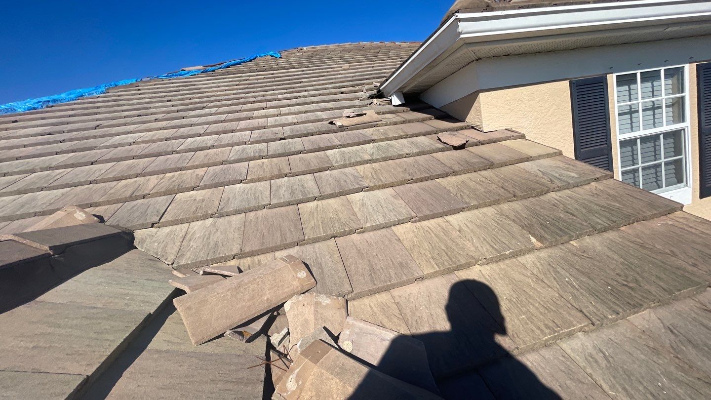 Residential Roofing Repair using Concrete Tile by Four Peaks Roofing