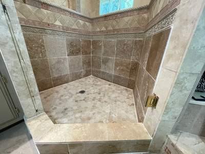 Shower floor repair