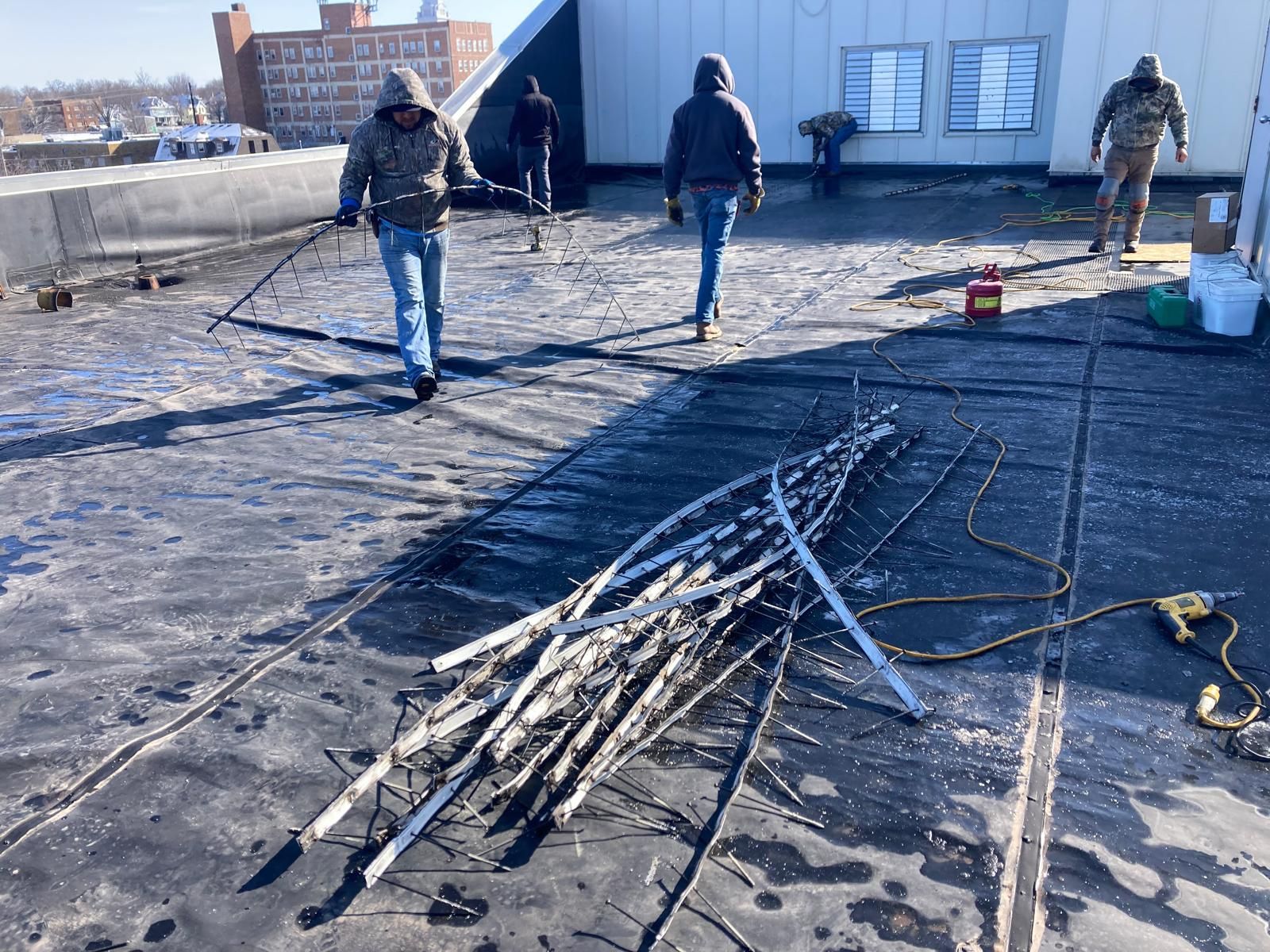 Commercial Roofing Installation using DURO LAST by Grell Roofing, LLC