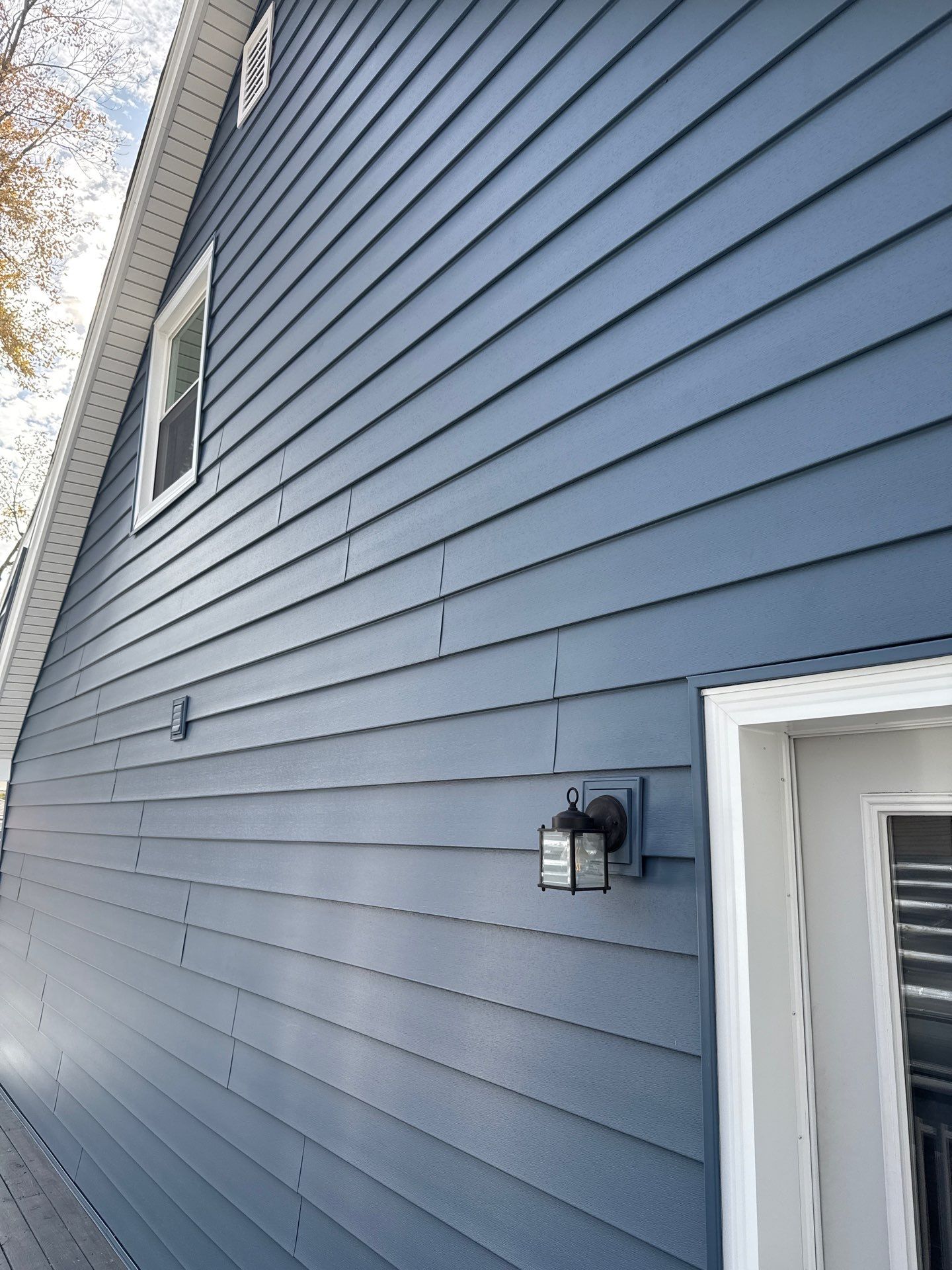 Out with the Old , in with the Blue  by EEC  Windows, Siding & Roofing 