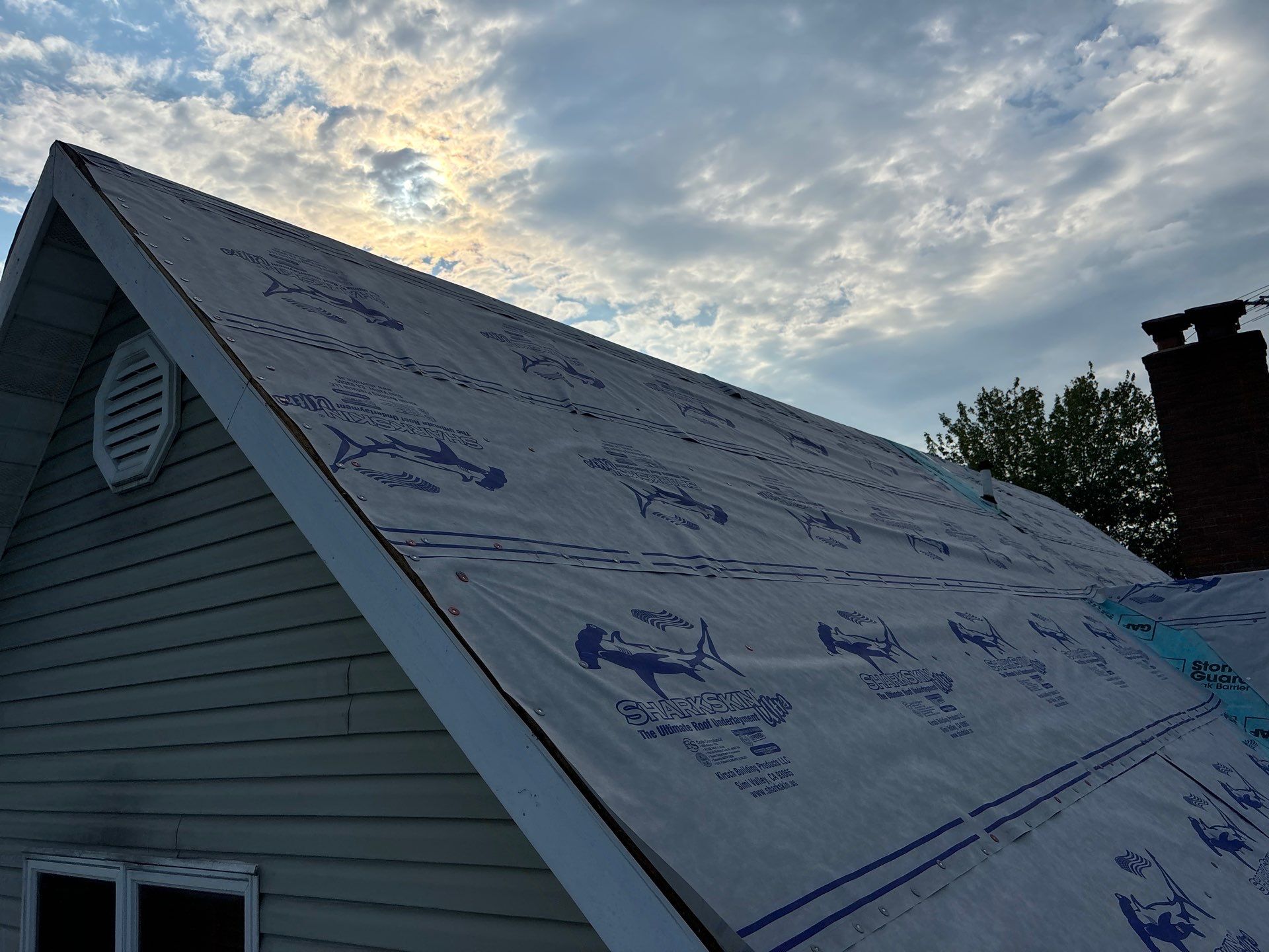 Residential Roofing Installation using ProVia Ironstone Slate Metal Roofing by RoofX 