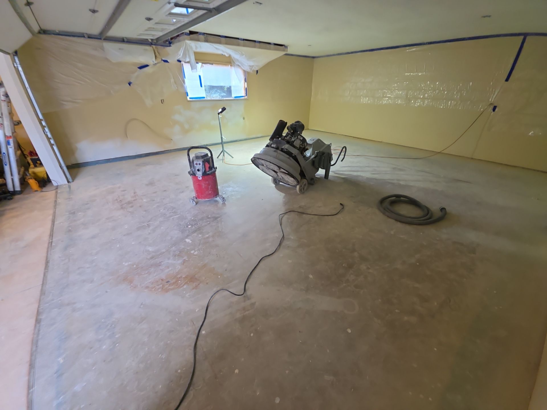 Garage Transformation using Driftwood by Croc Coatings, LLC