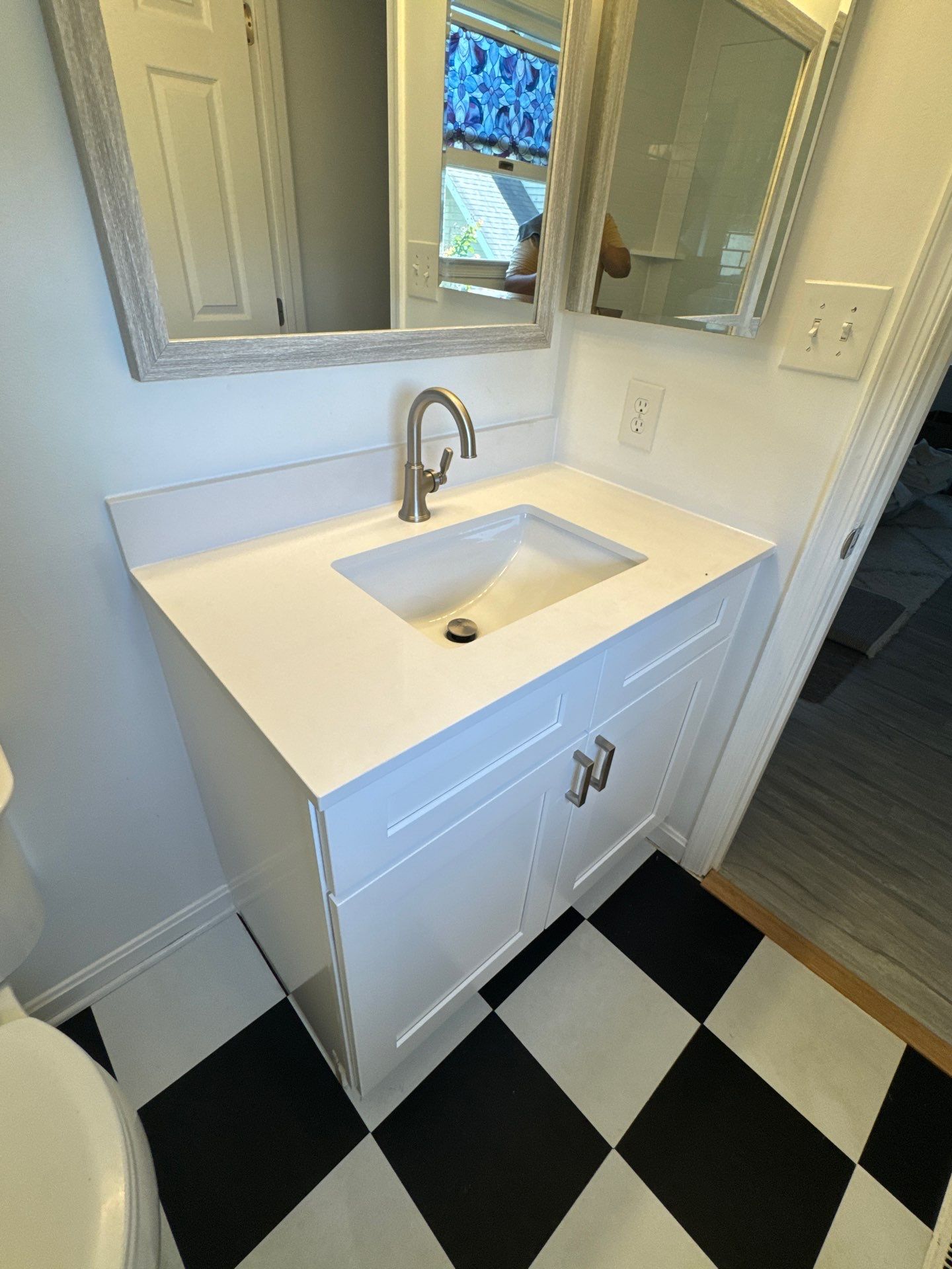 Modern Bathroom Remodel Featuring Subway Tile Surround in Deale by Window Depot of Annapolis