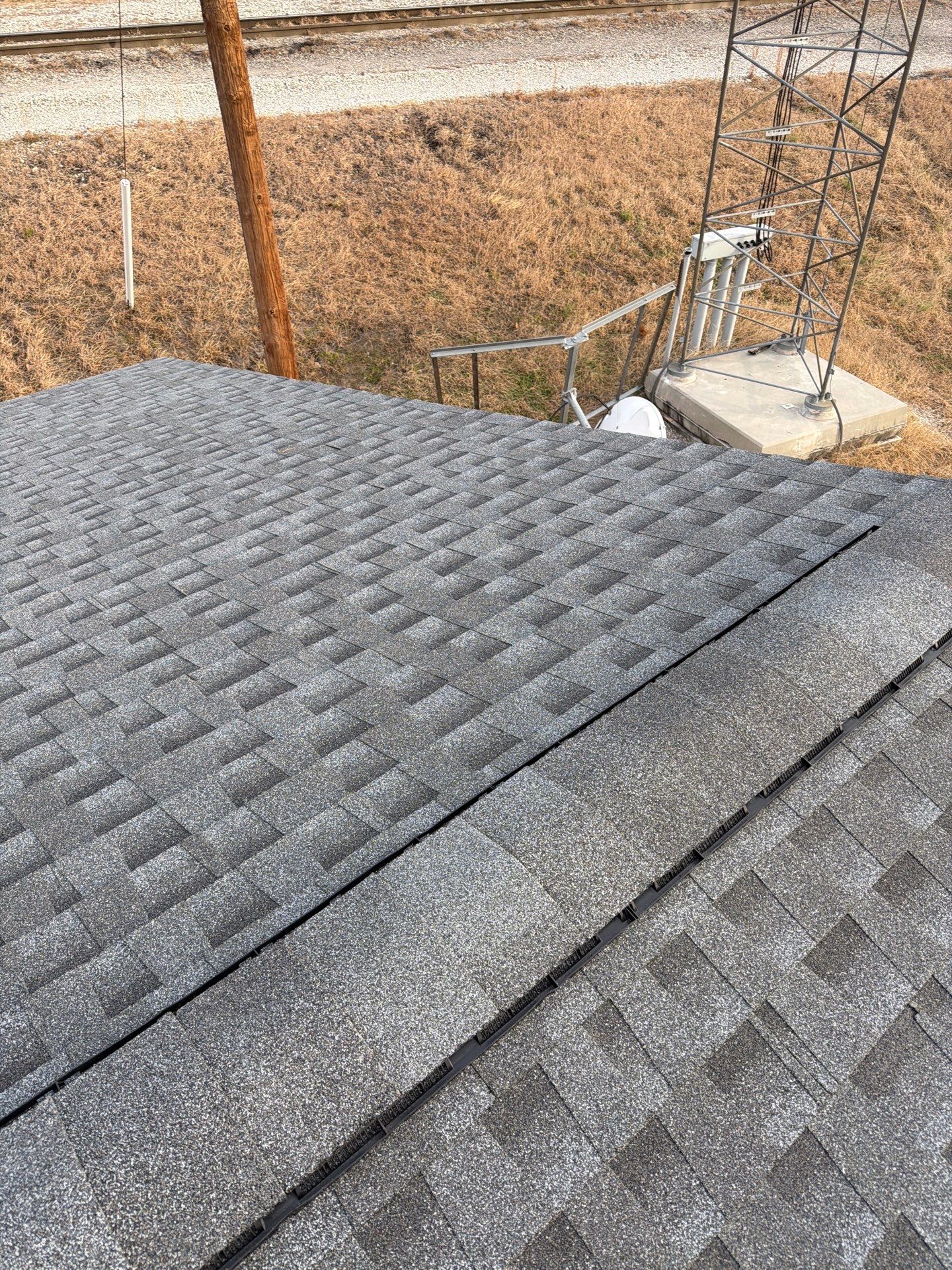 Commercial Roofing Installation using GAF Timberline HDZ Pewter Gray by Rainstoppers Roofing