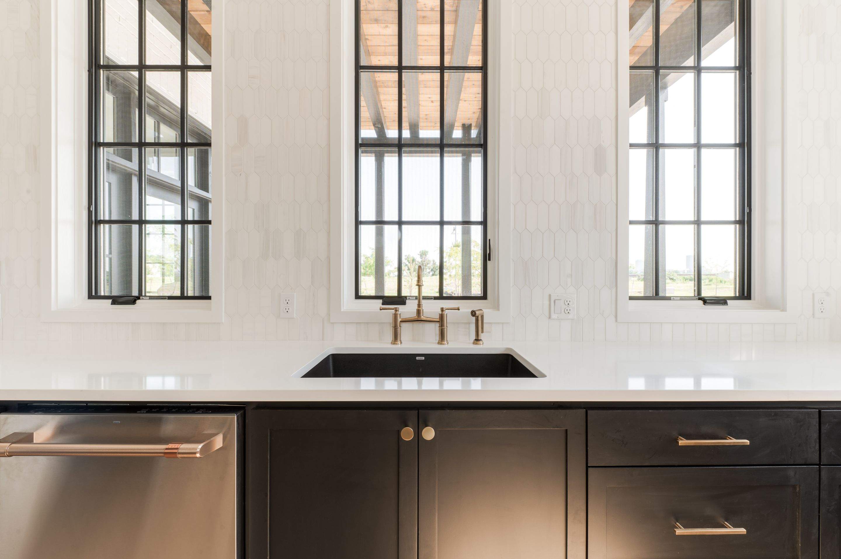 Modern Residential Kitchen and Bath in Oklahoma City by TNT Countertops