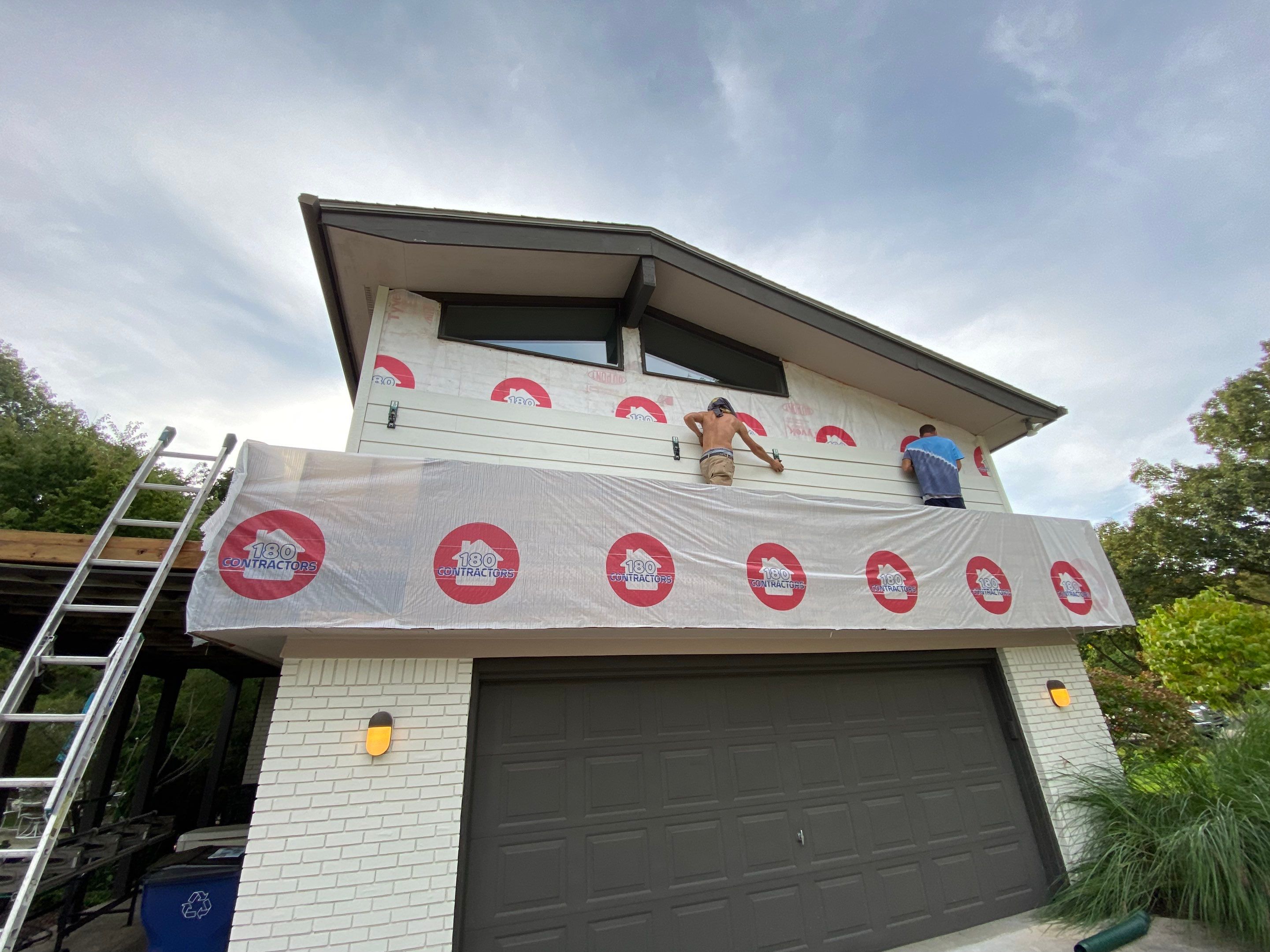 Siding Replacement using James Hardie Siding by 180 Contractors
