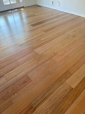 Complete transformation of Hardwood Flooring